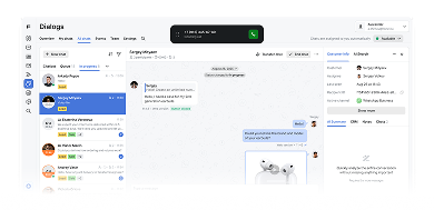 Illustration — telephony integration